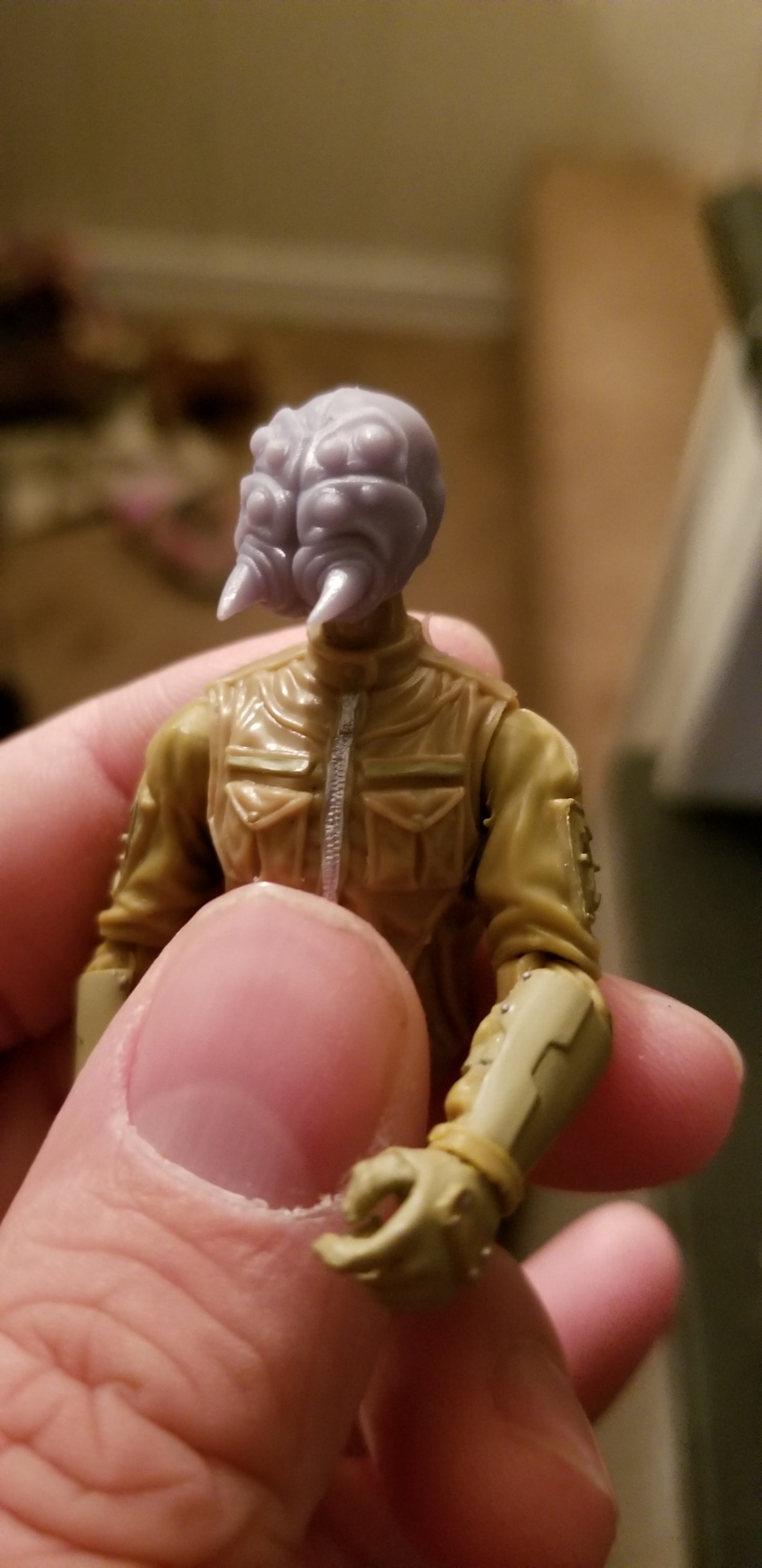 Spider Mask Head Unpainted