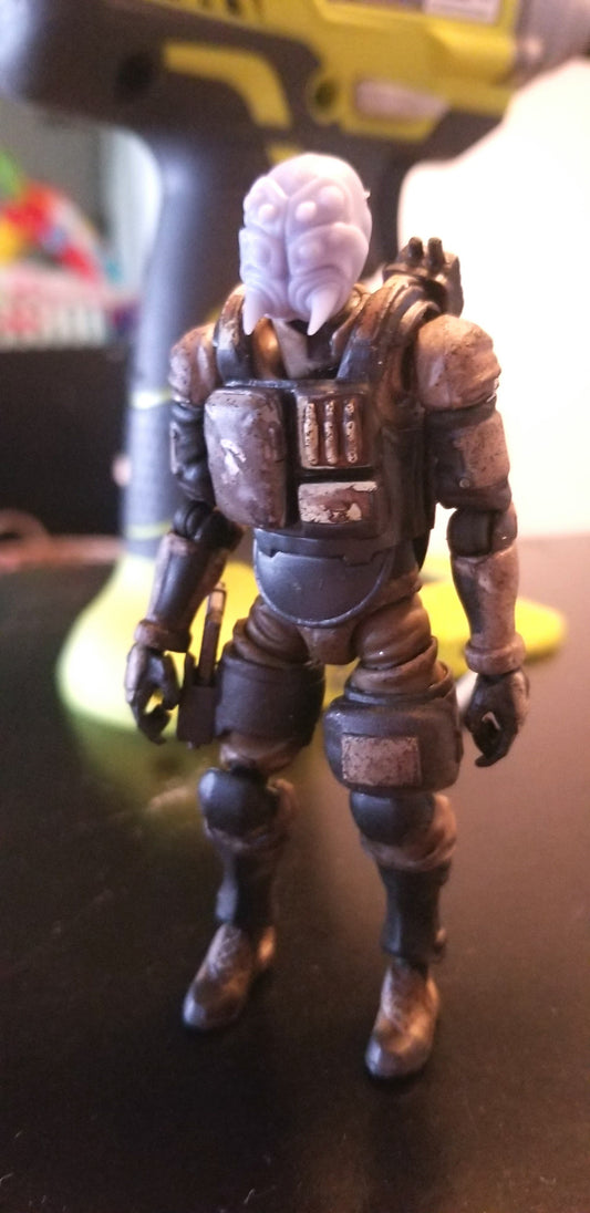 Spider Mask Head Unpainted