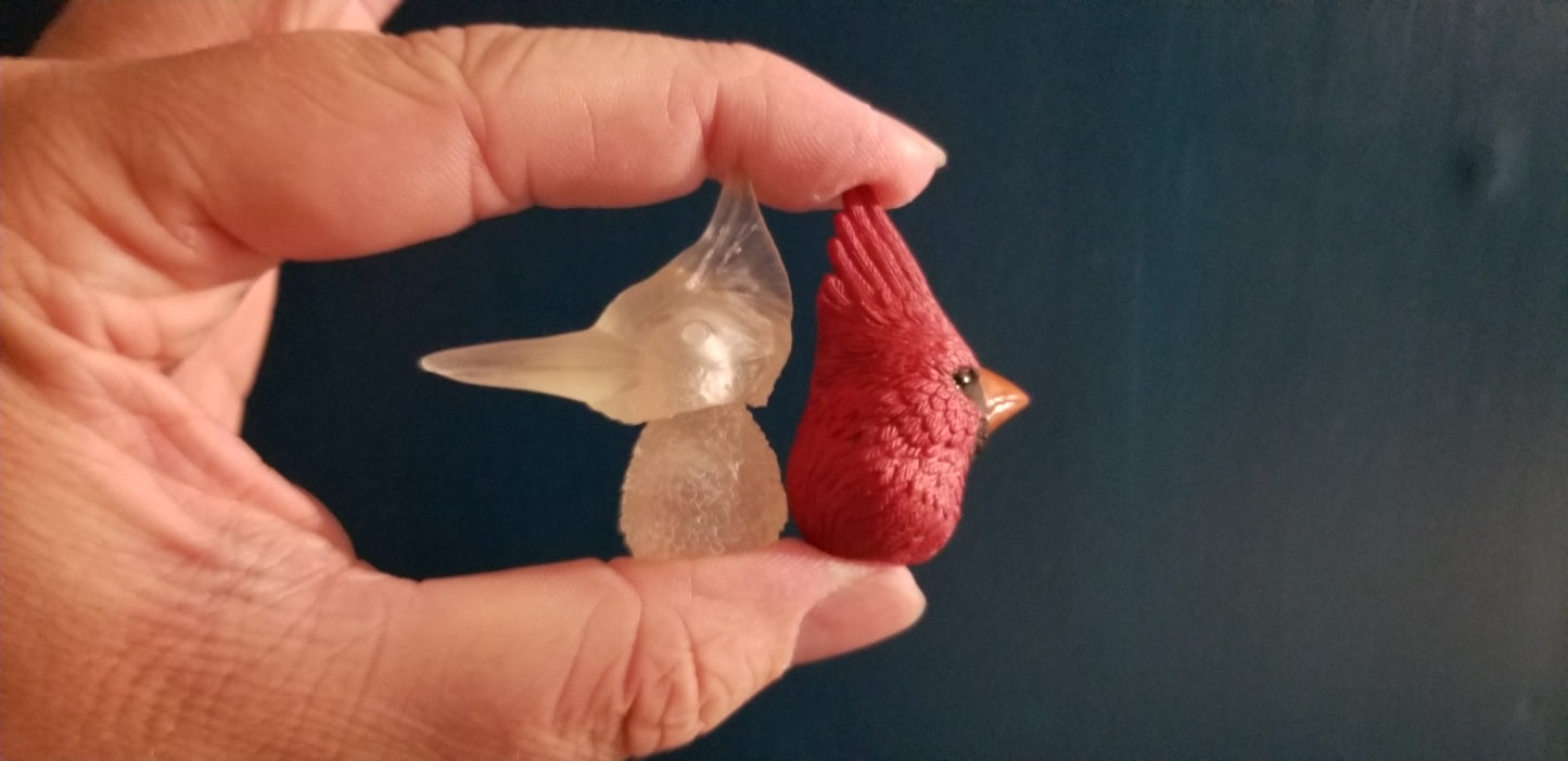 Ivory Billed Woodpecker Head Unpainted