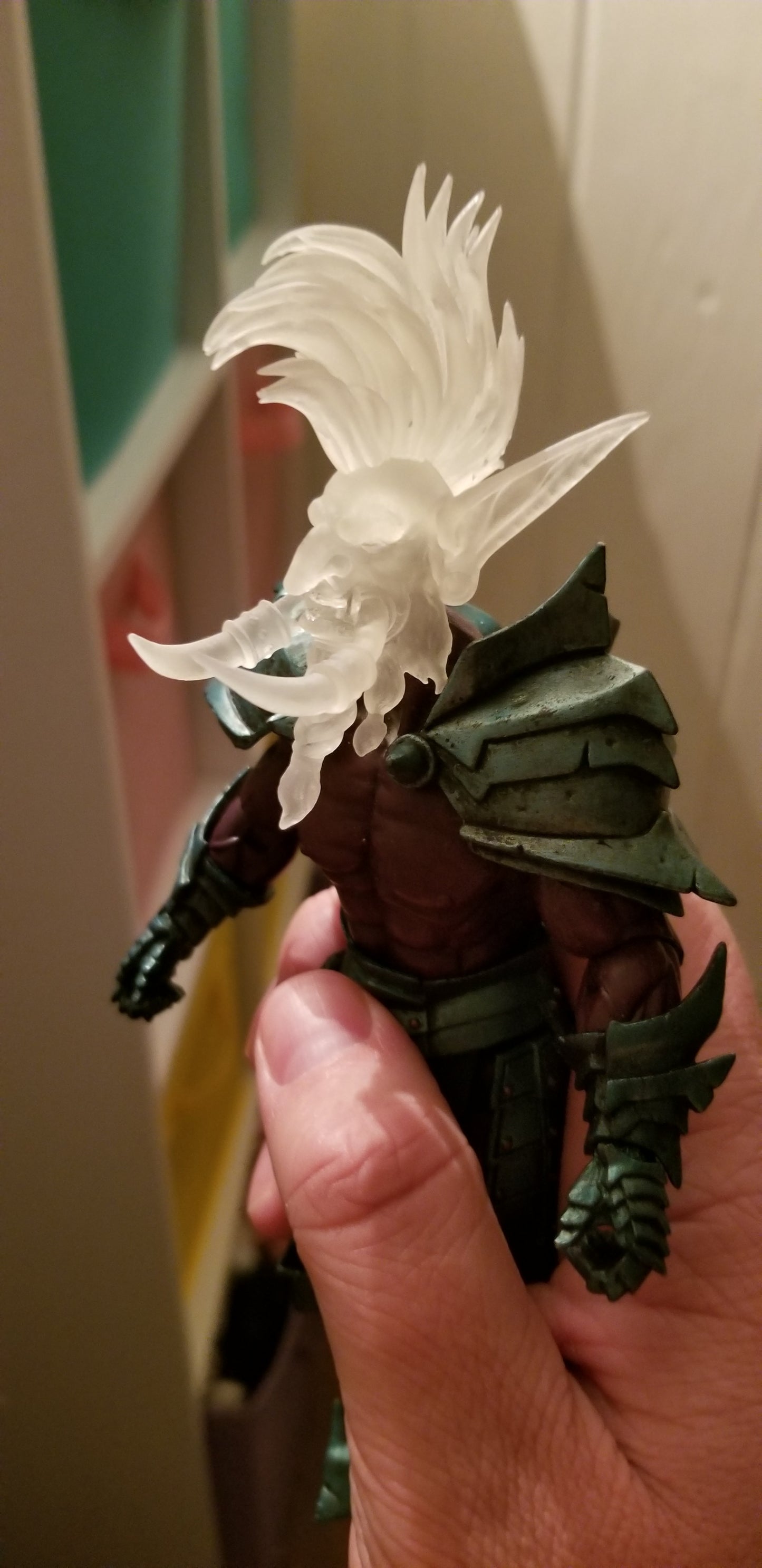 Mohawk Troll Head - Unpainted