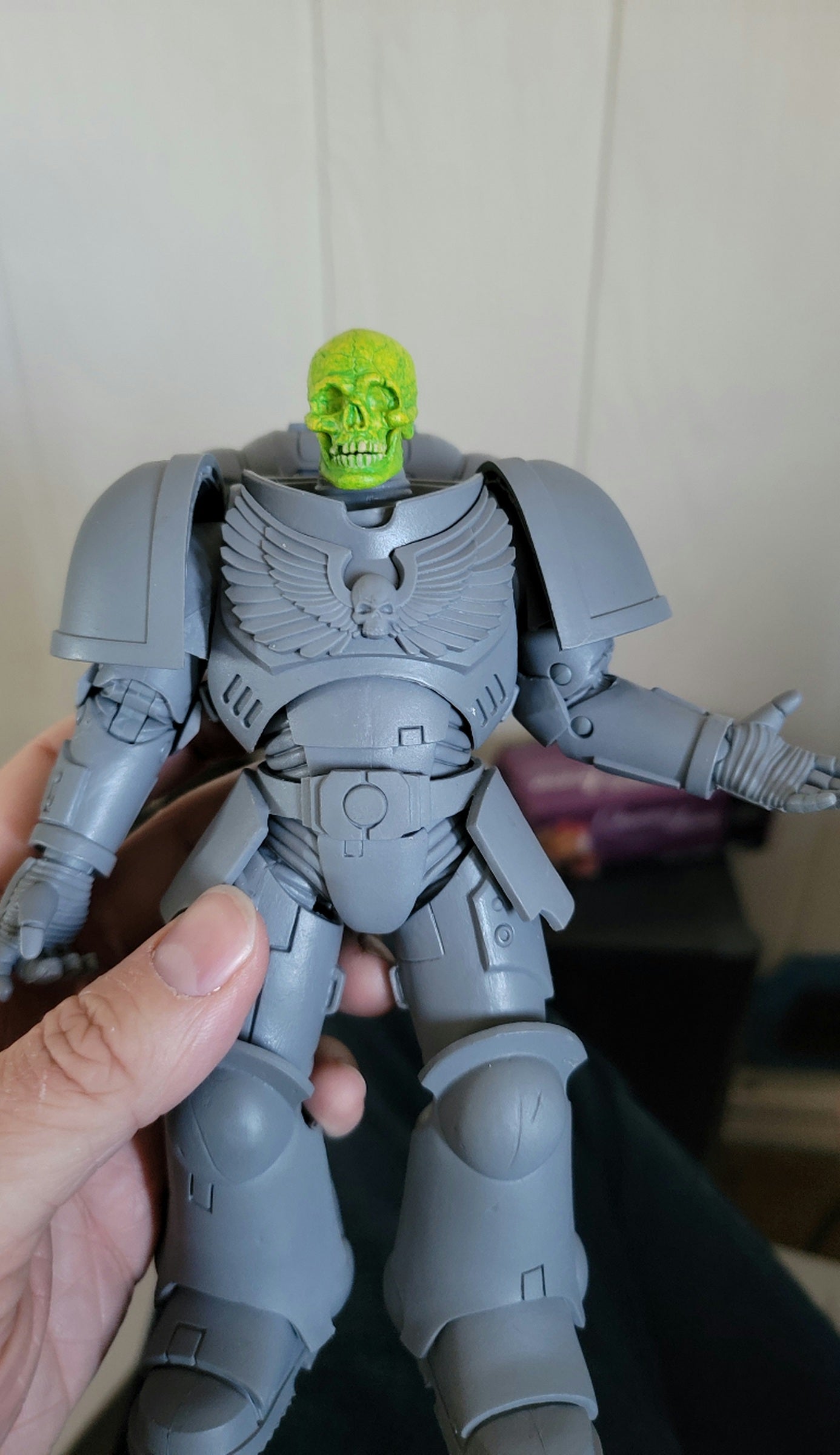 Pop Fit Sleeve for Mythic Legions 1.0 Head to Space Marine Body