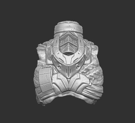 Armored Female Predator Torso