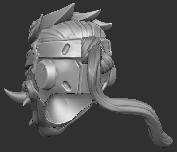 Genjuru Head with Hair