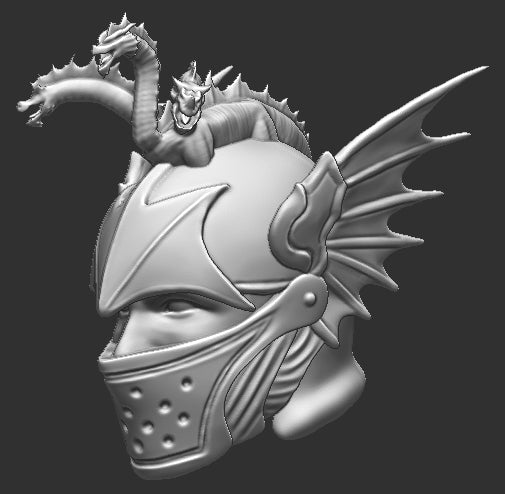 3 Headed Dragon Helmet
