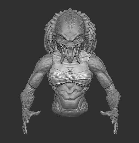Fugitive Female Predator Torso Top Wraps