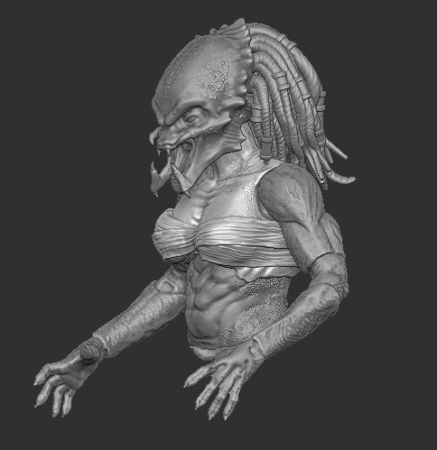 Fugitive Female Predator Torso Top Wraps