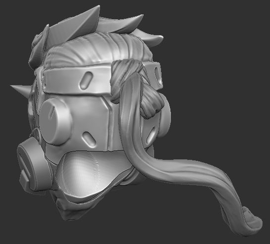 Genjuru Head with Hair