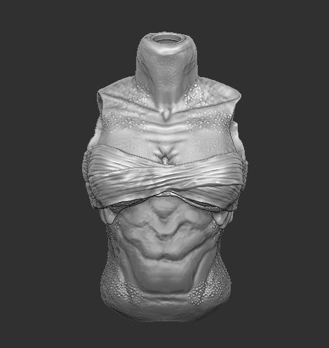 Fugitive Female Predator Torso Top Wraps