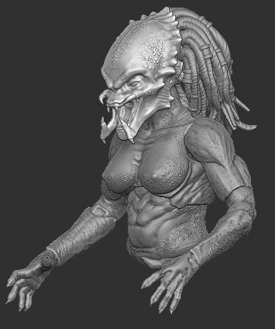 Fugitive Female Predator Torso