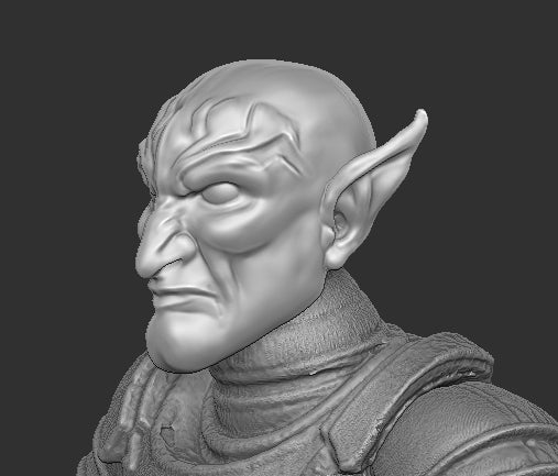 Male Draenei Head