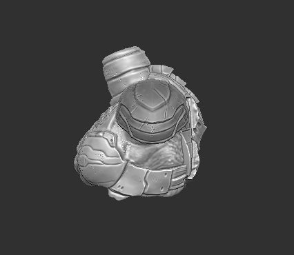 Armored Female Predator Torso