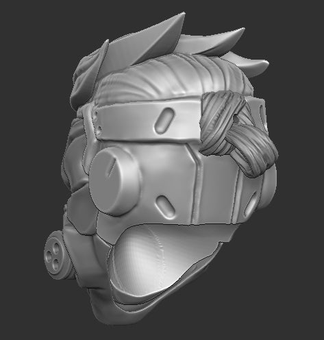 Genjuru Head with Hair