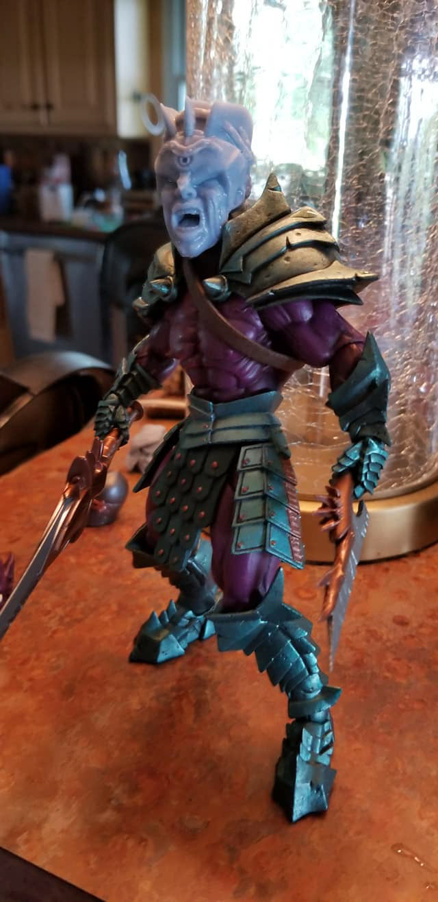 Et Sanguine Nubila Yelling Helmet Head Unpainted