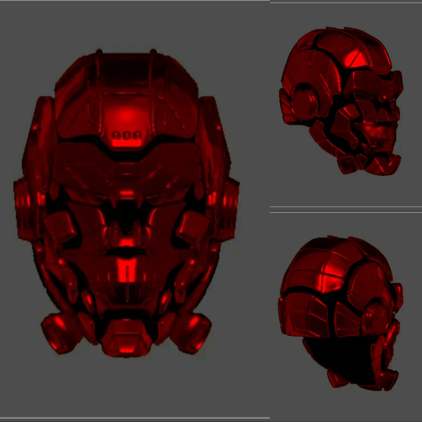 XEnO Head with Faceplate Unpainted