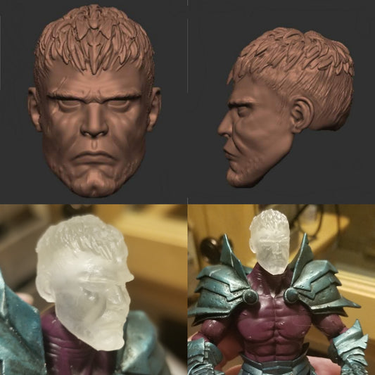 Gerald Head from Kingdom Under Fire Unpainted