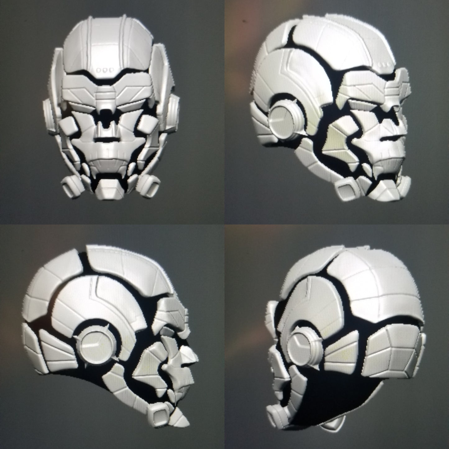 XEnO Head with Faceplate Unpainted