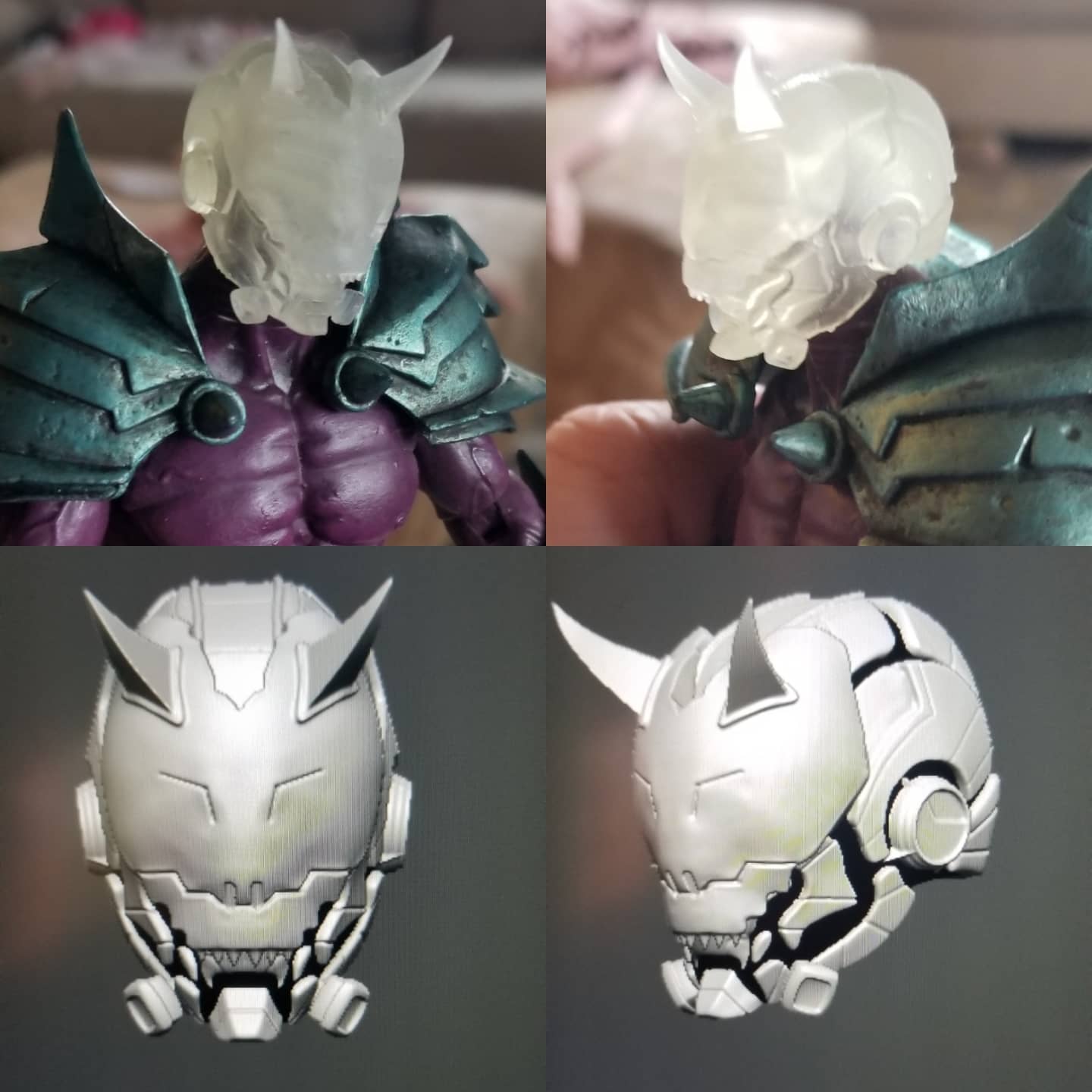 XEnO Head with Faceplate Unpainted