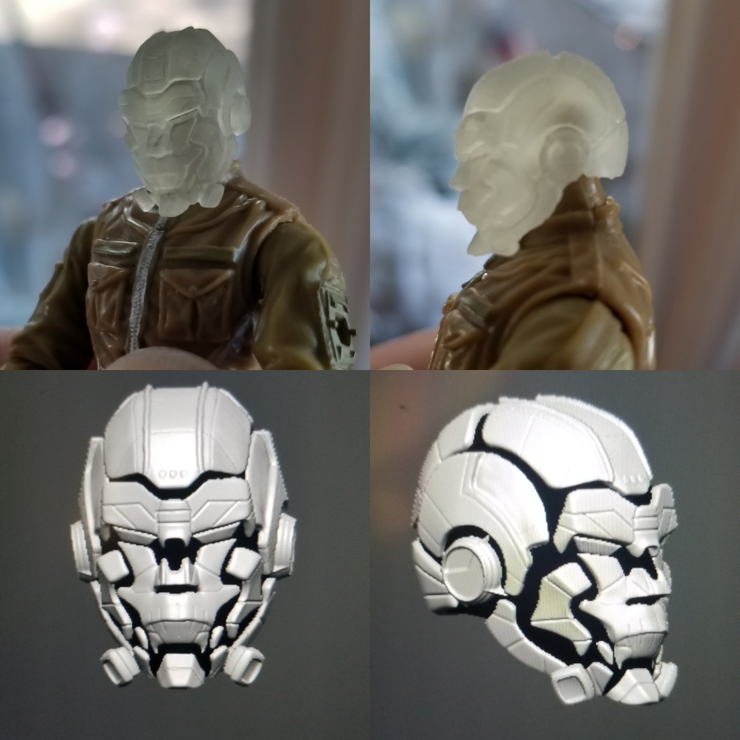 XEnO Head with Faceplate Unpainted