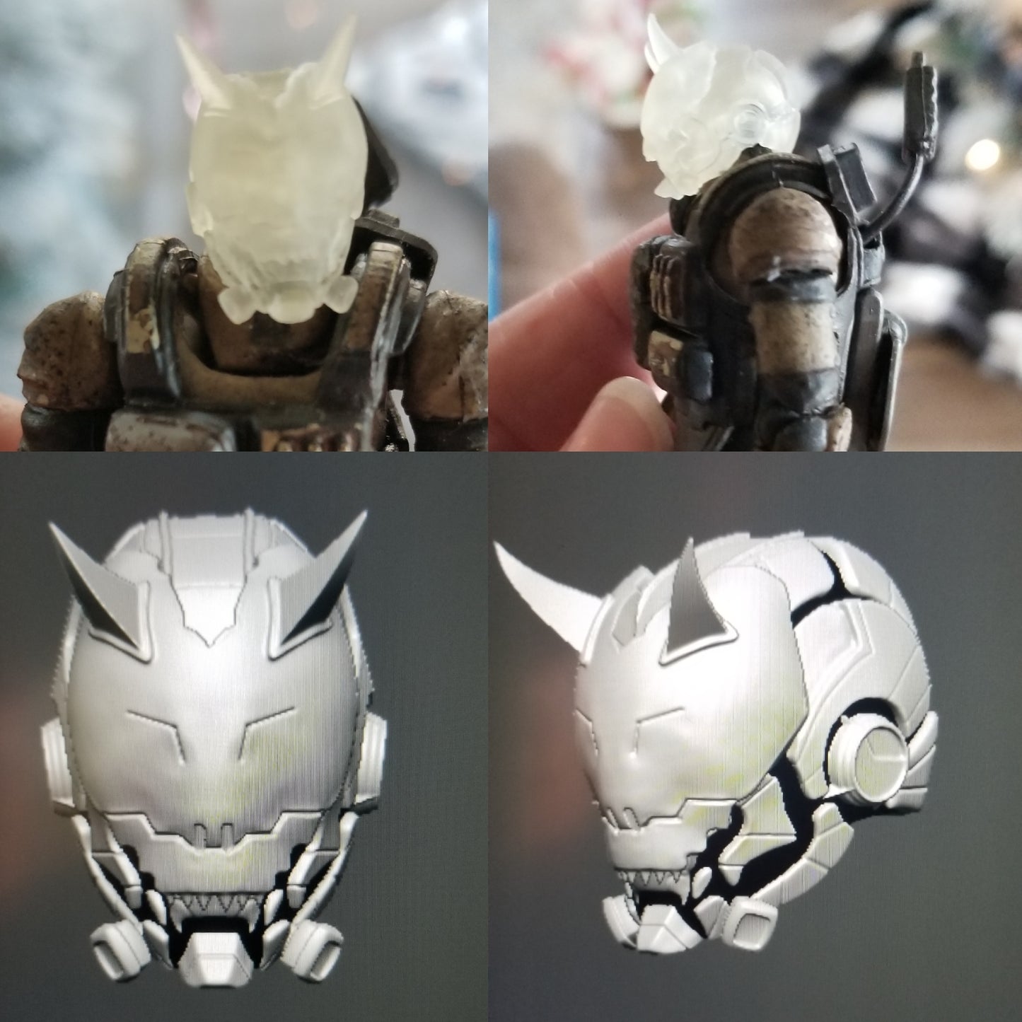 XEnO Head with Faceplate Unpainted