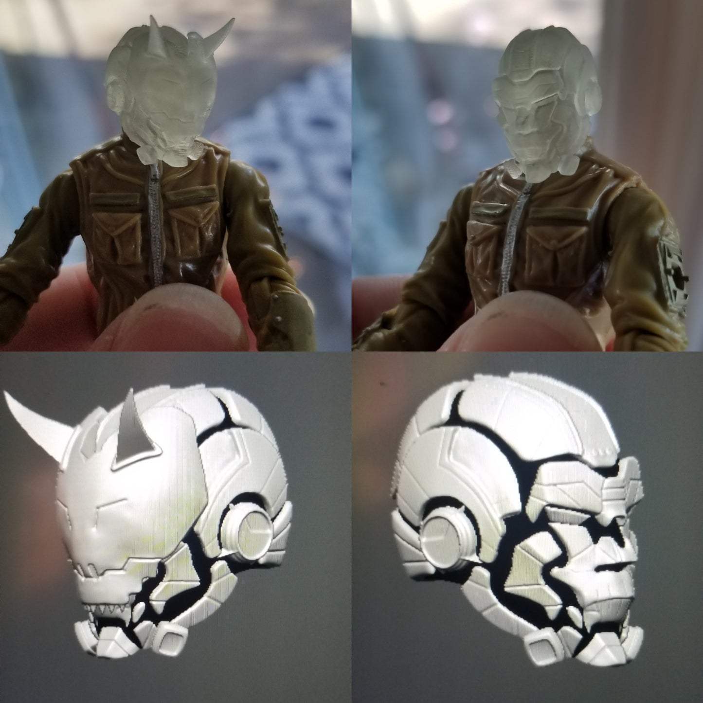 XEnO Head with Faceplate Unpainted