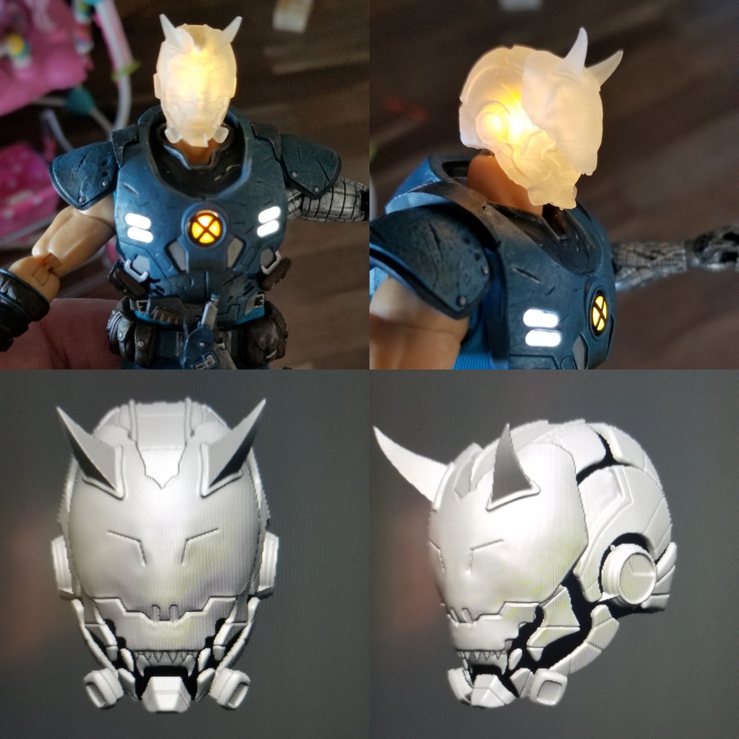 XEnO Head with Faceplate Unpainted
