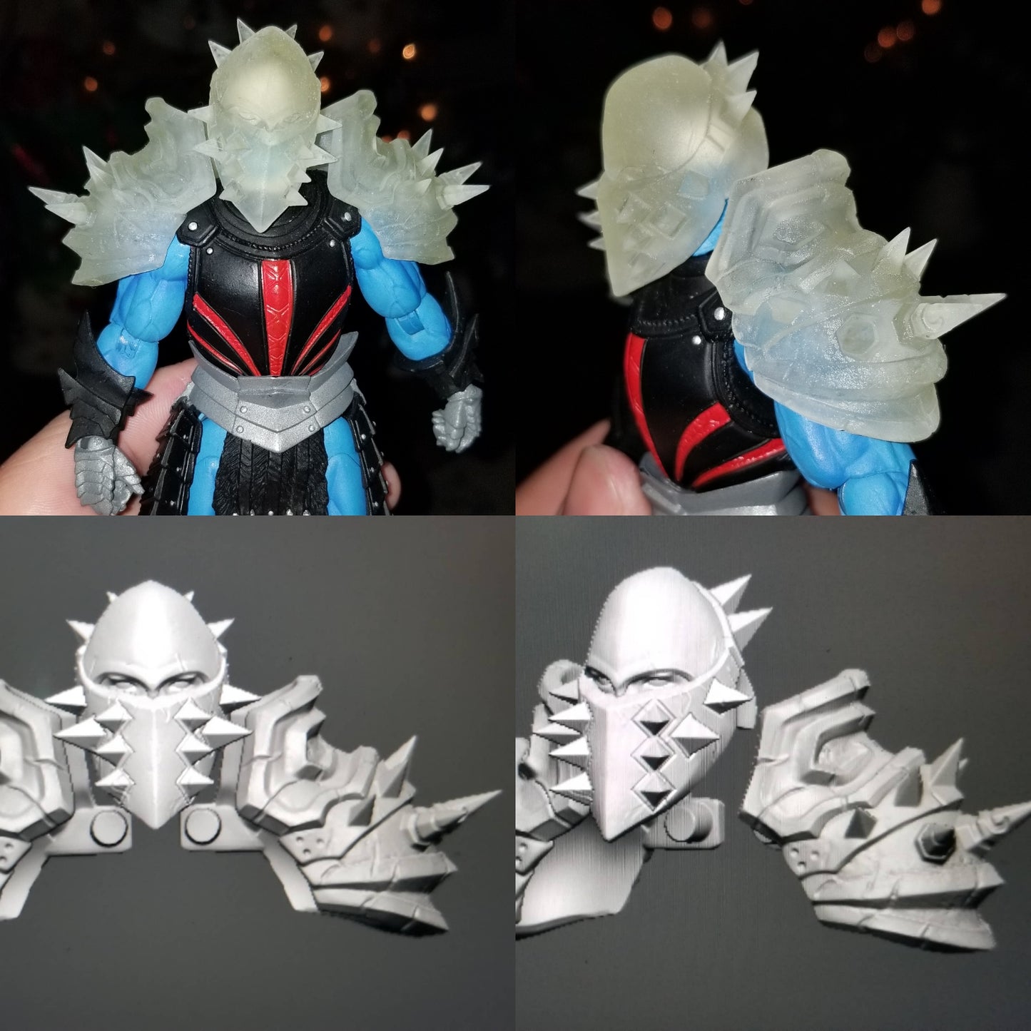 Onslaught Pauldrons WoW - Unpainted