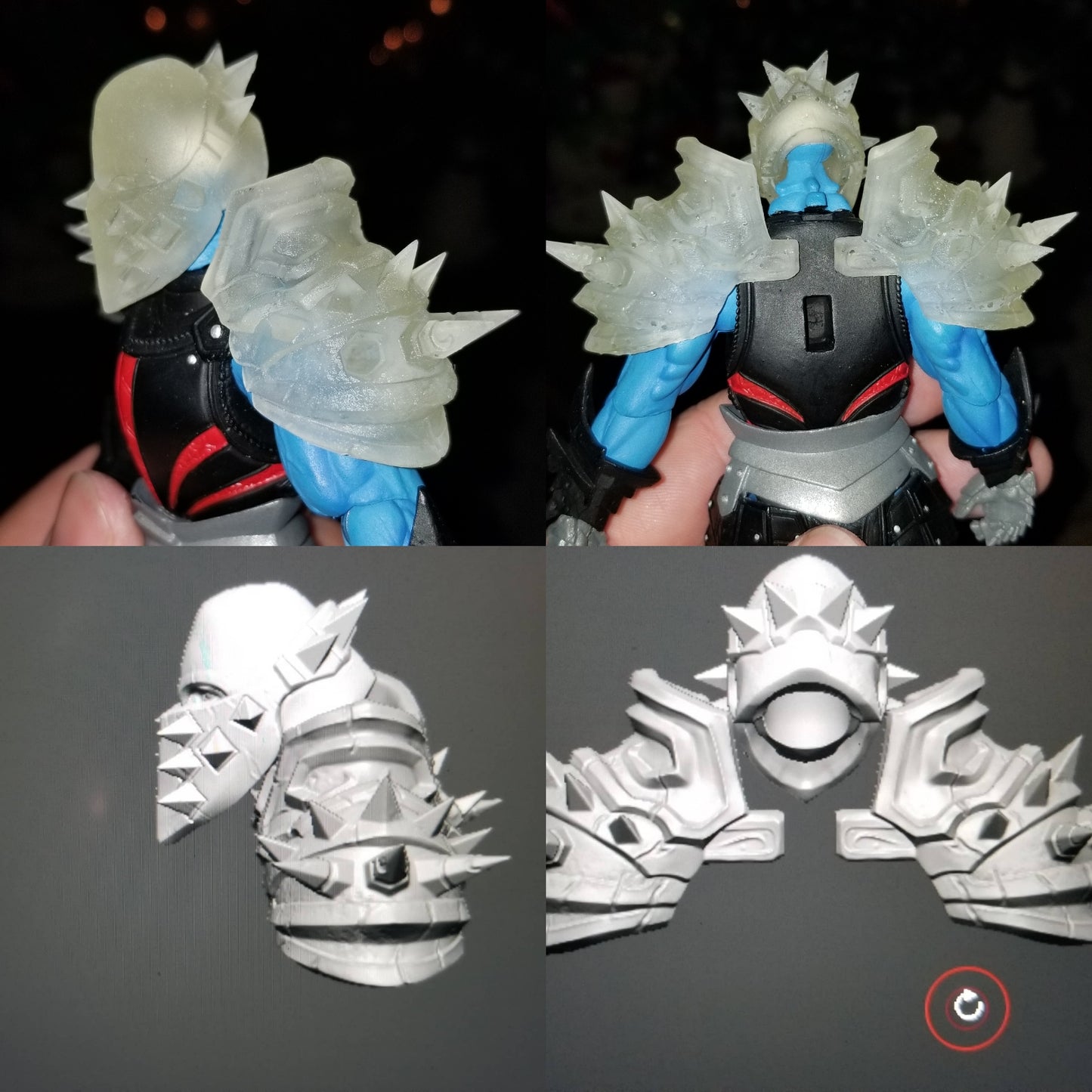 Onslaught Pauldrons WoW - Unpainted