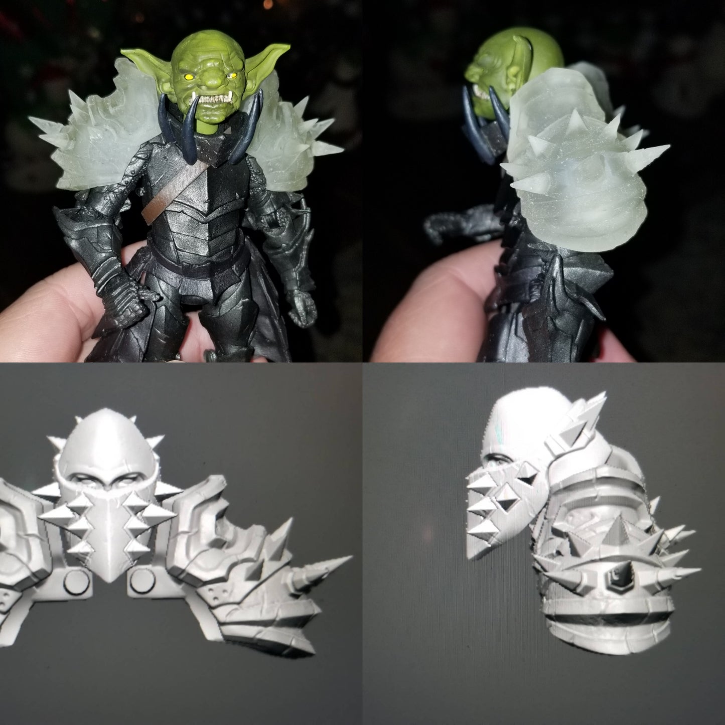 Onslaught Pauldrons WoW - Unpainted