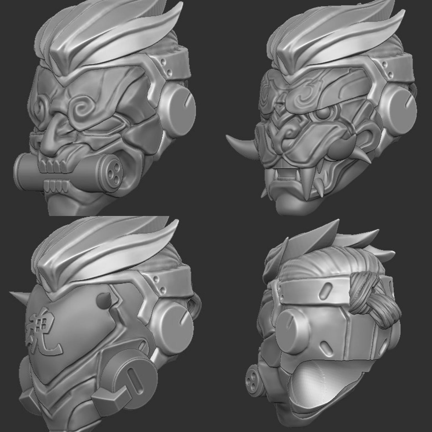Genjuru Head with Hair