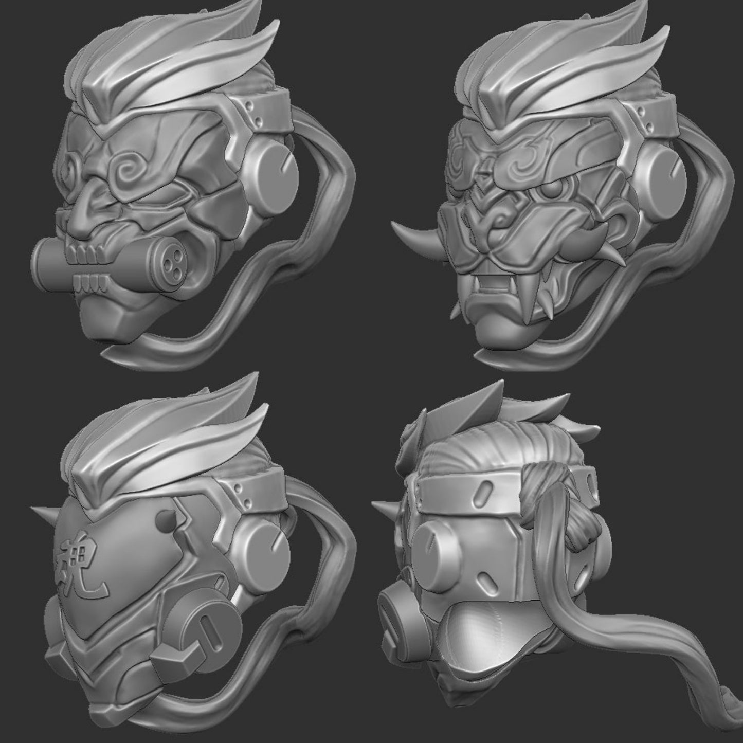 Genjuru Head with Hair