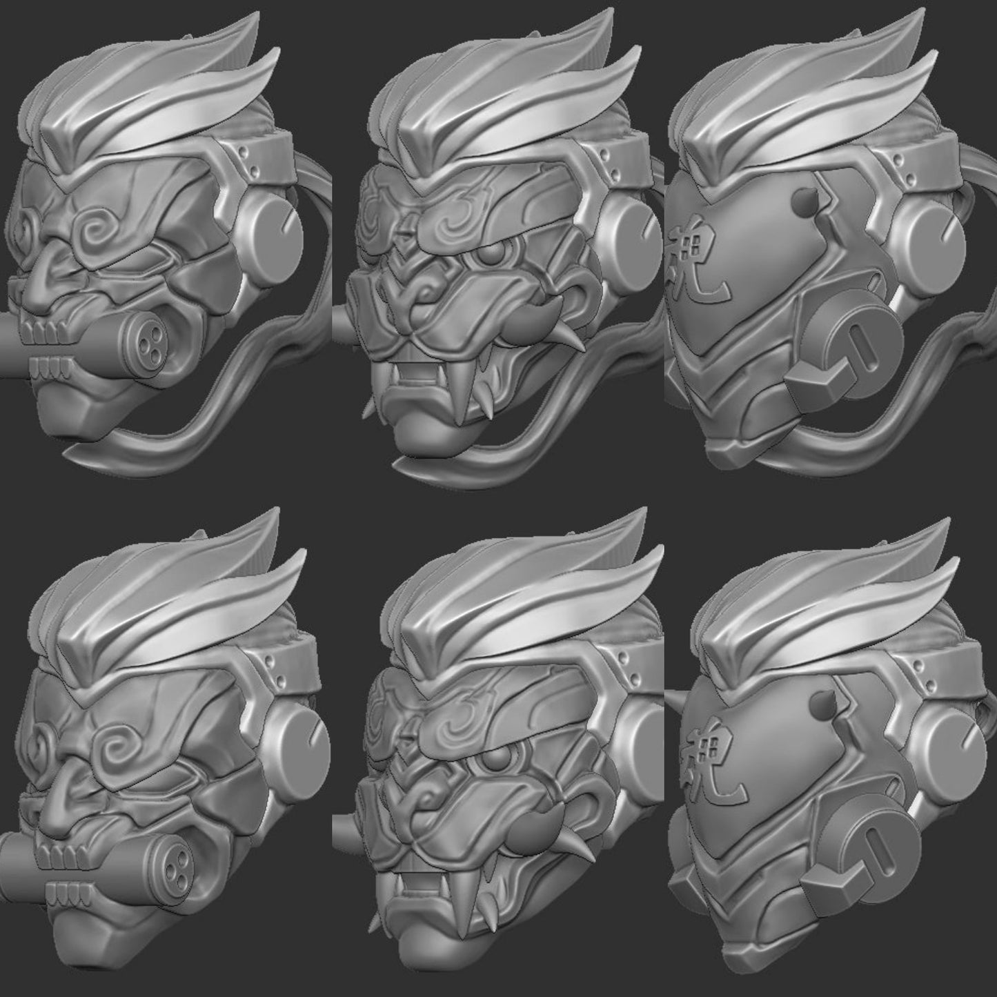Genjuru Head with Hair