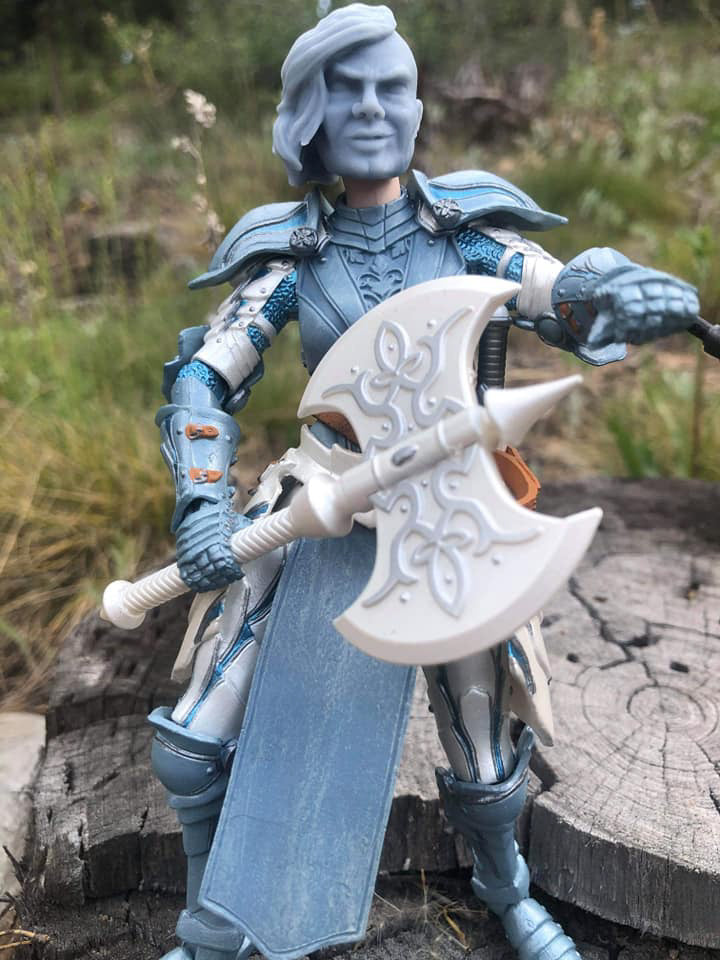 Et Sanguine Nubila Smirk Tattoo Head Unpainted