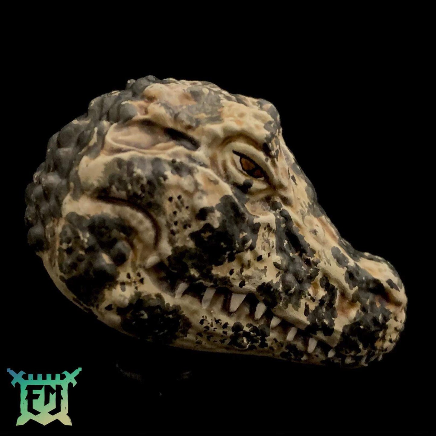 Caiman Head Unpainted