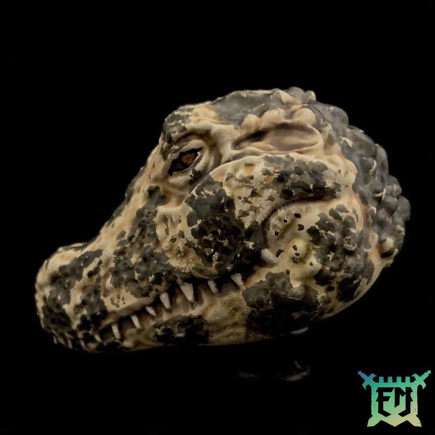 Caiman Head Unpainted