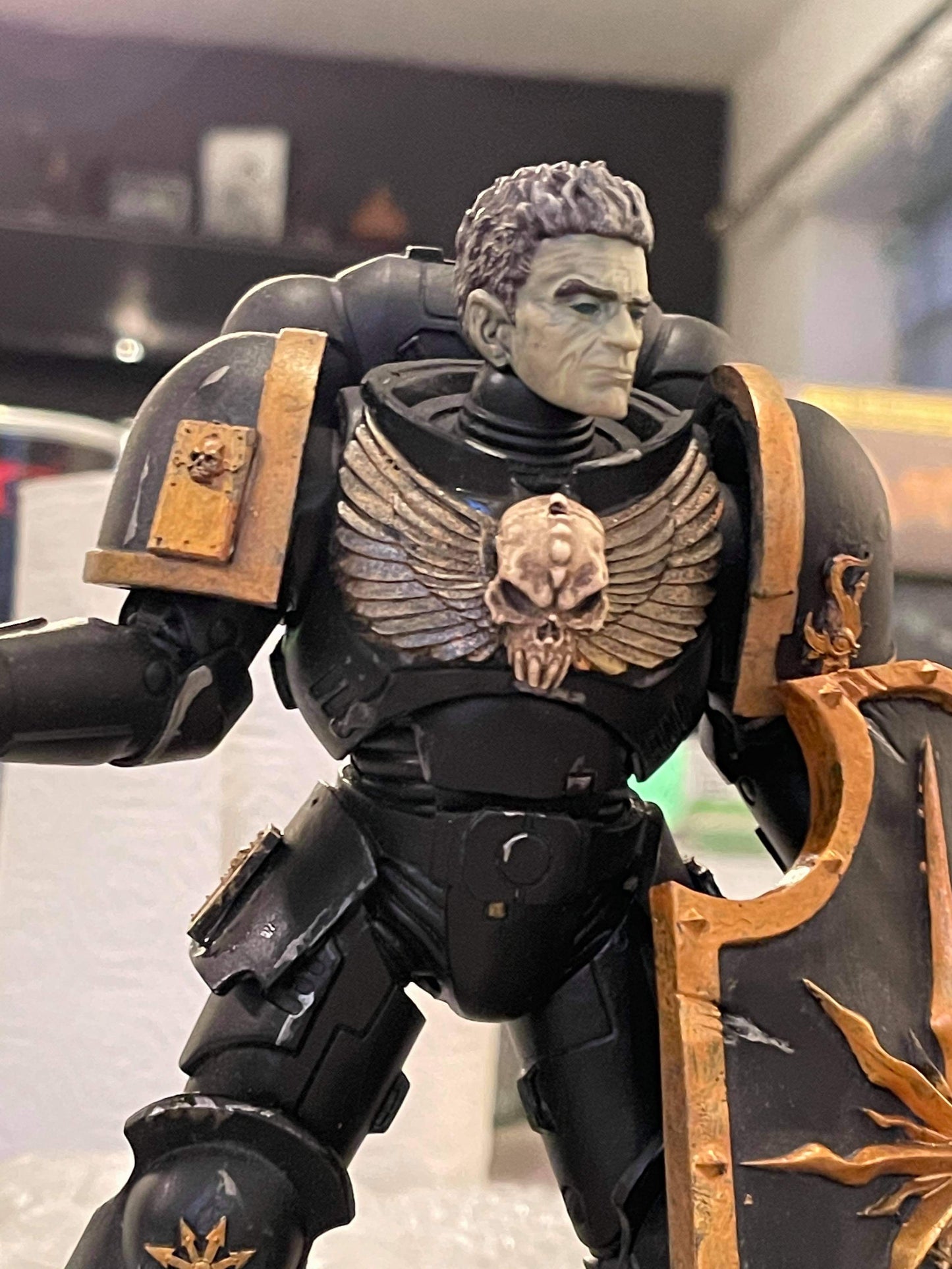 Commander Wright Head Unpainted