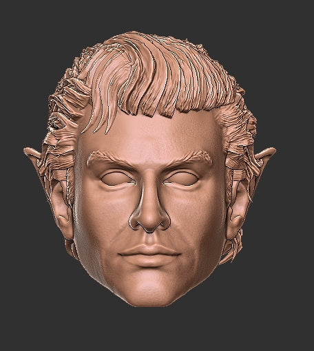 Baldur's Gate Astarion Head