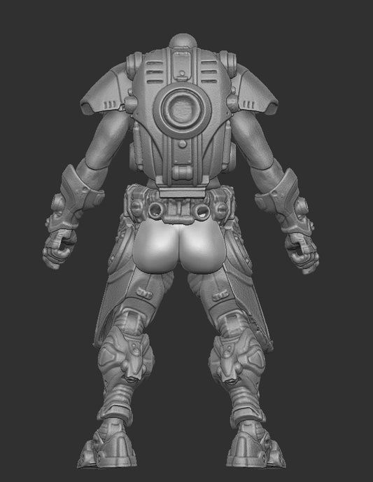 Large Bare Butt Flap for Cosmic Legions