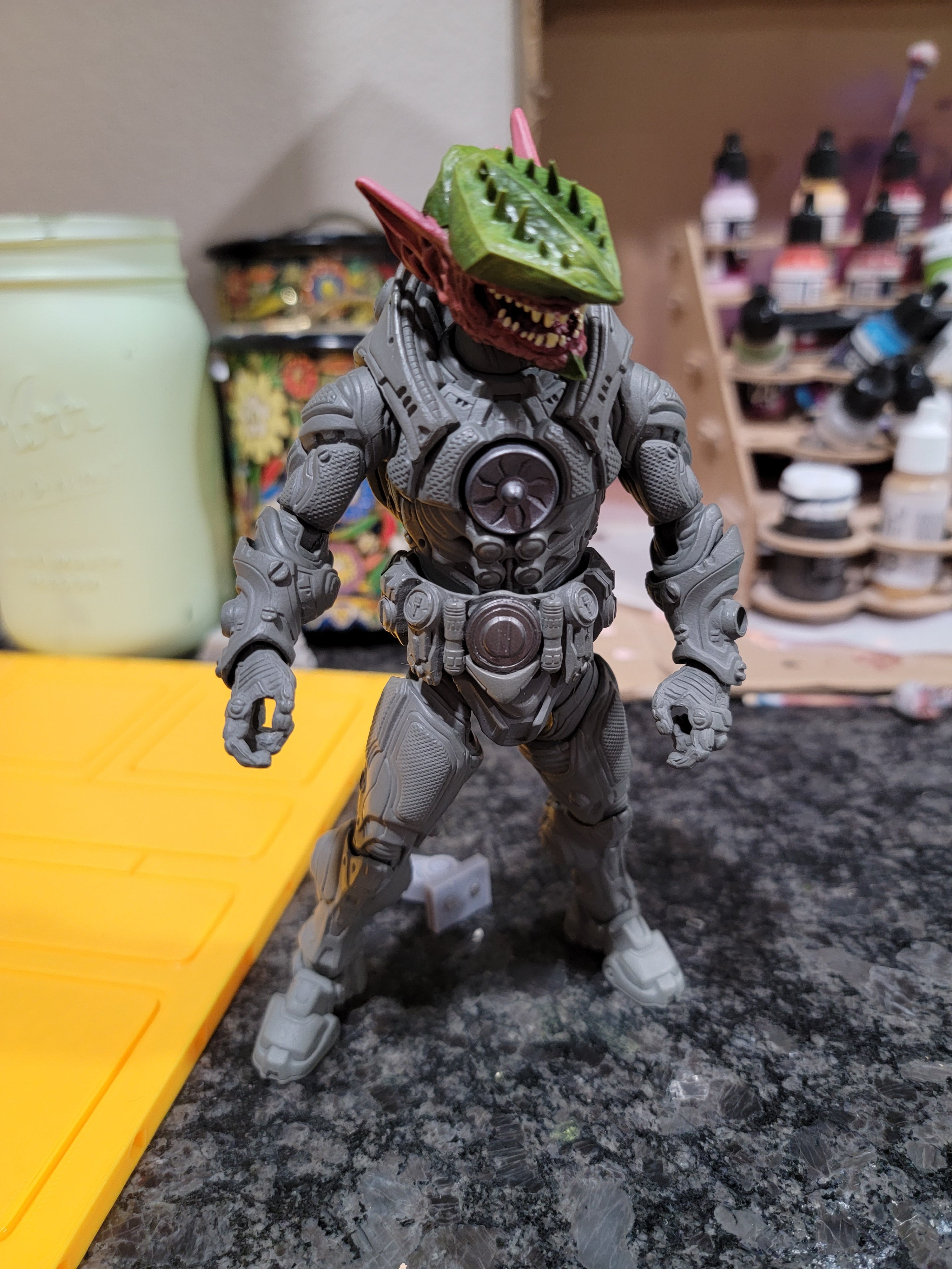Durrogg Dragon Goblin Head Unpainted