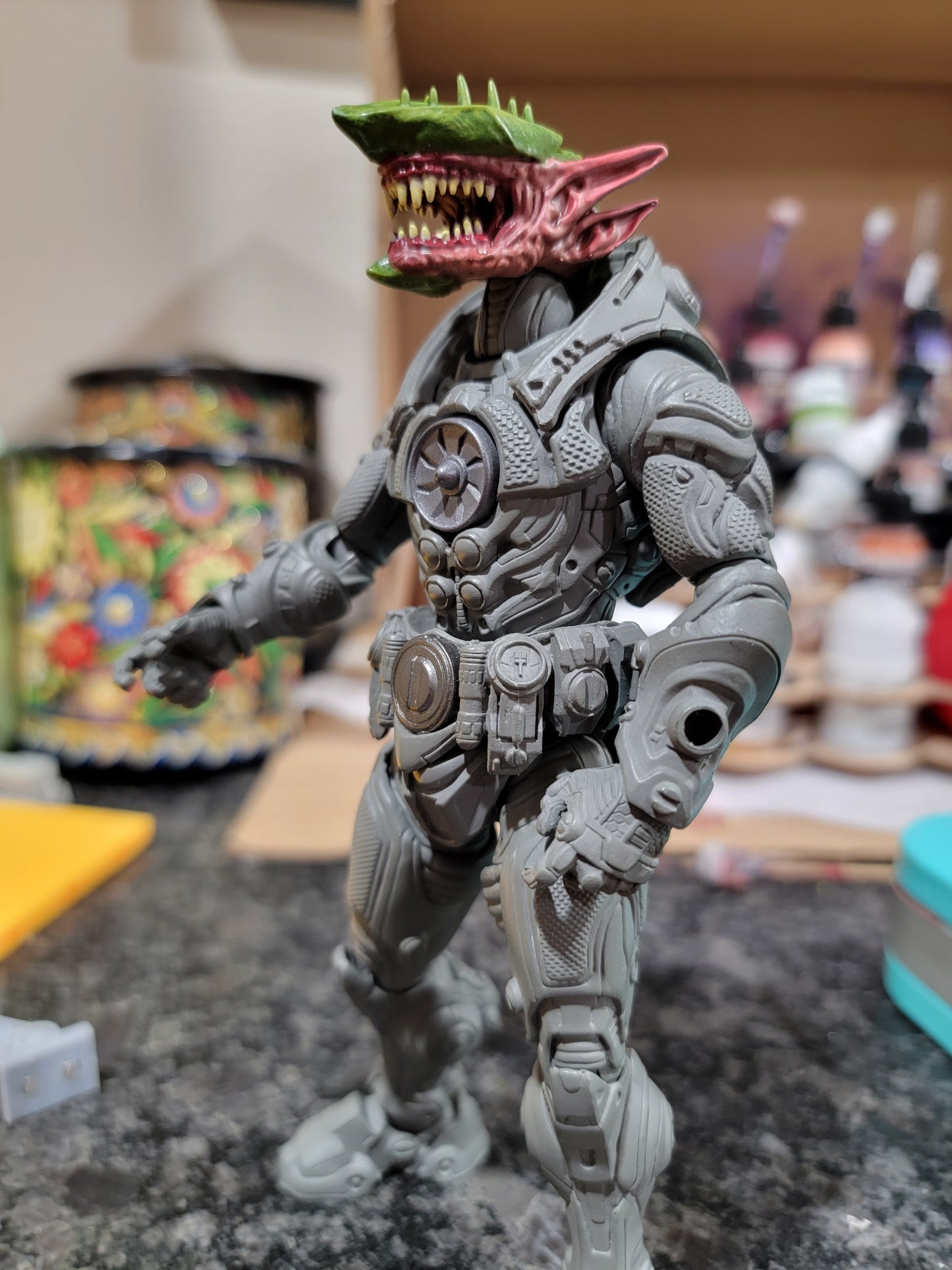 Durrogg Dragon Goblin Head Unpainted