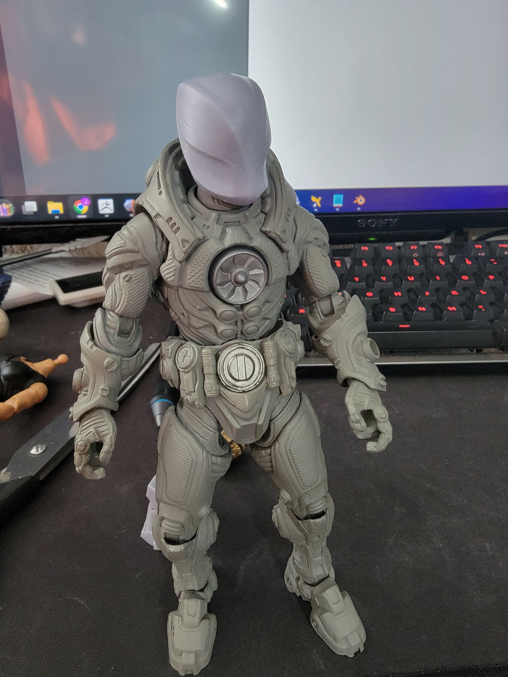 Tron Helmet Head