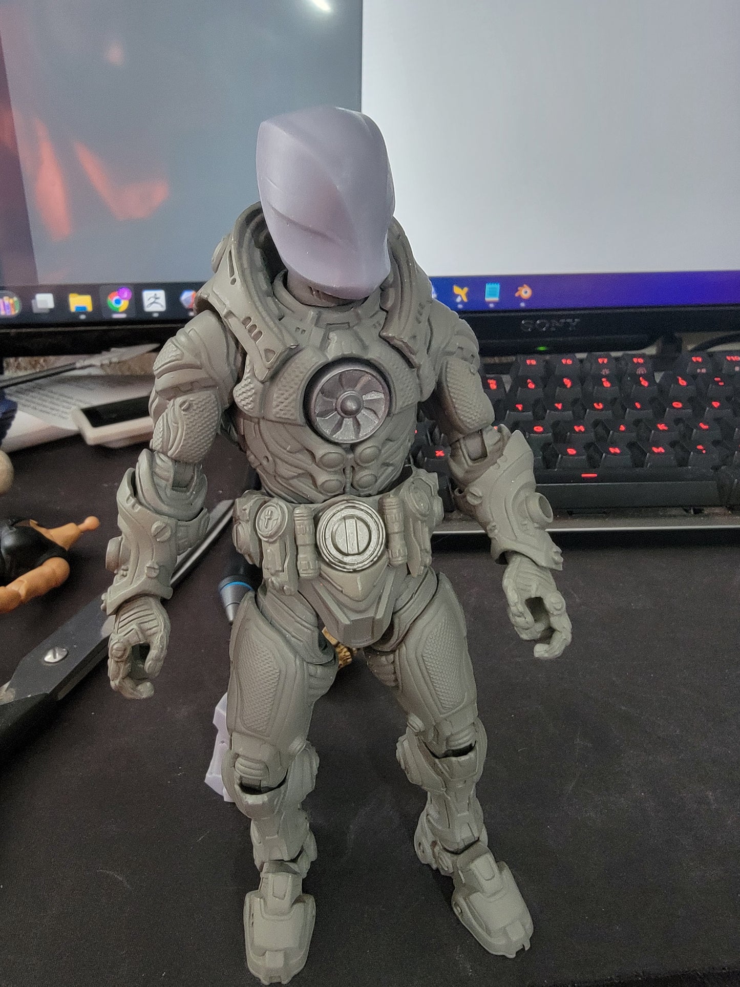 Tron Helmet Head