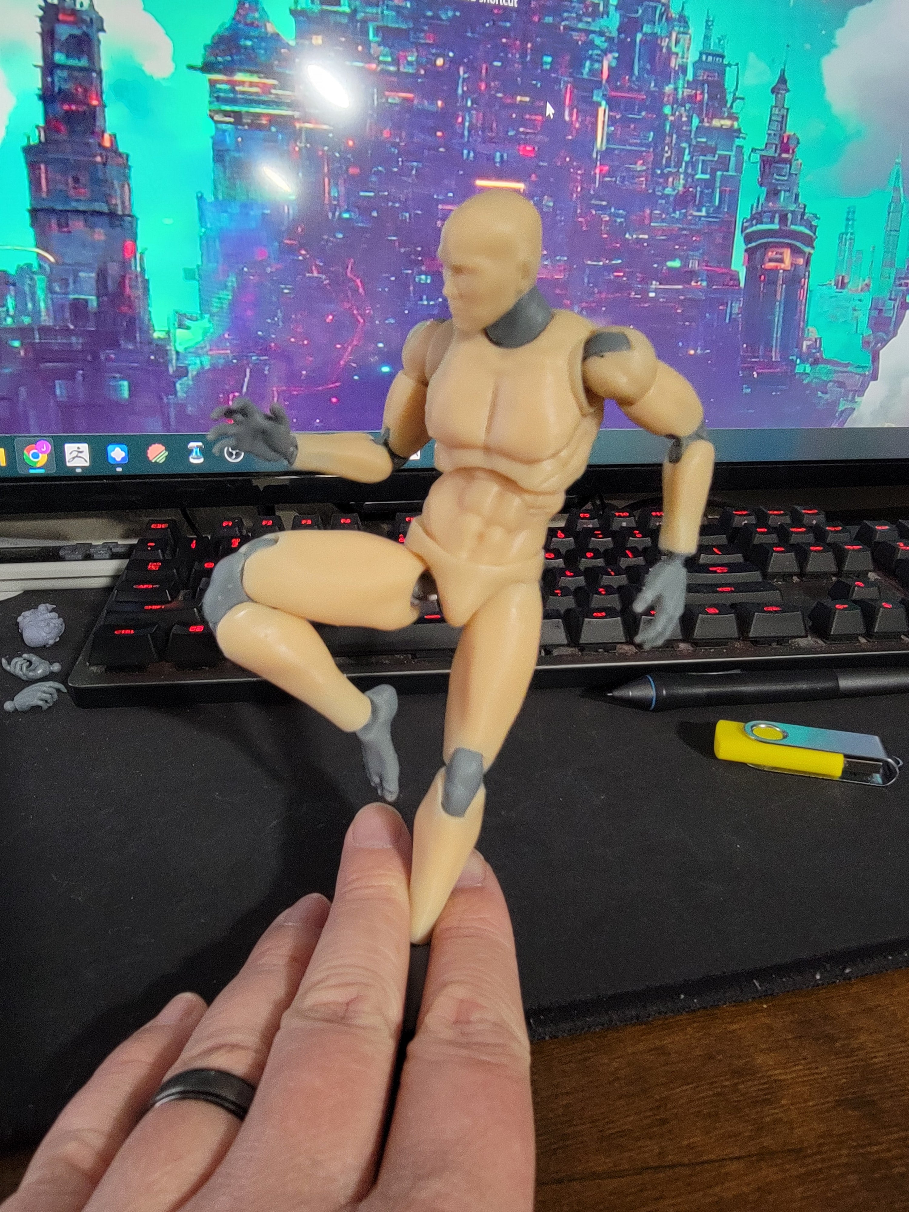 STL Files Action Figure Project Abraham