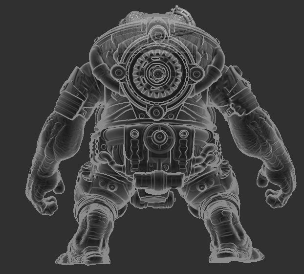 Cyber Frog Head for Slogg Cosmic Legions
