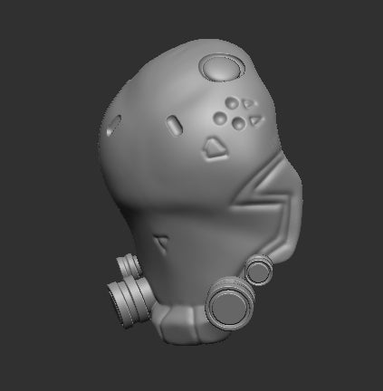 Nr-Blank Robot Head