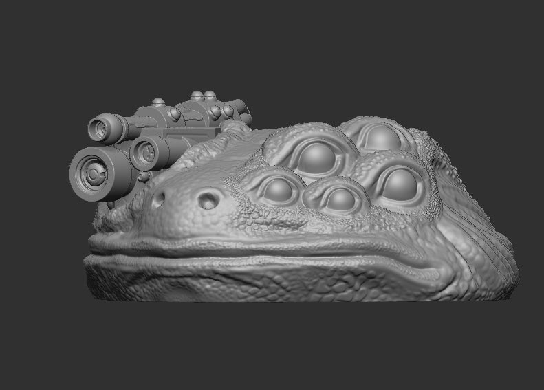 Cyber Frog Head for Slogg Cosmic Legions