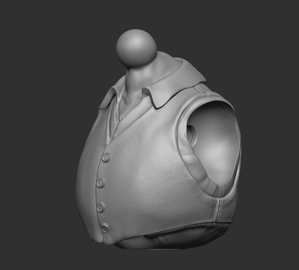 Dwarf Vest Fat Torso