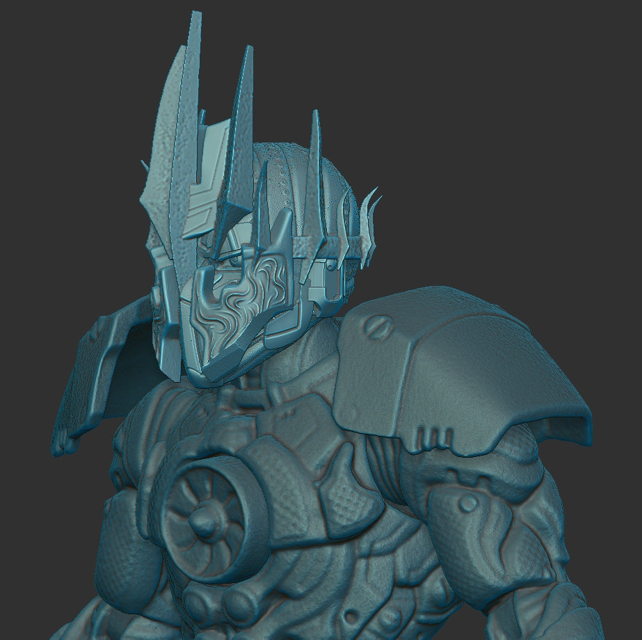 Warpriest Head for Cosmic and Mythic Legions