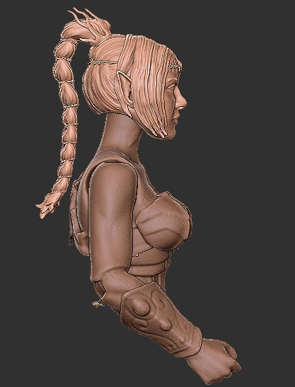Baldur's Gate Shadowheart Head