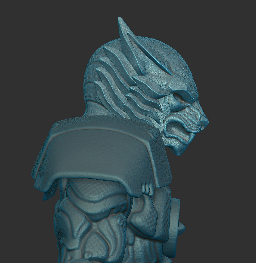 Space Wolf Head for Cosmic Legions and Warhammer 40k