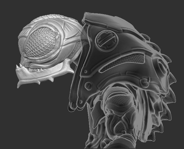 Hurquar Sphex Head For Cosmic Legions